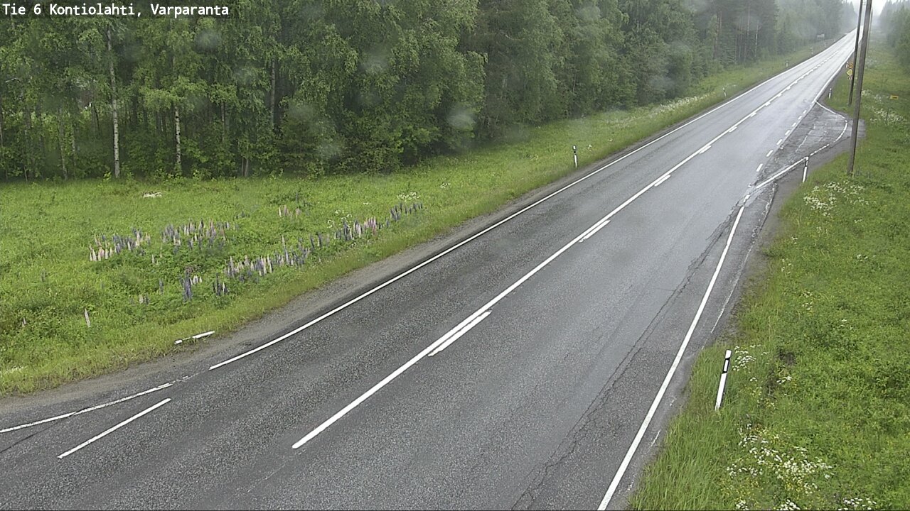 Weather Camera Image Road 6 Kontiolahti, Varparanta, Kontiolahti, Pohjois-Karjala