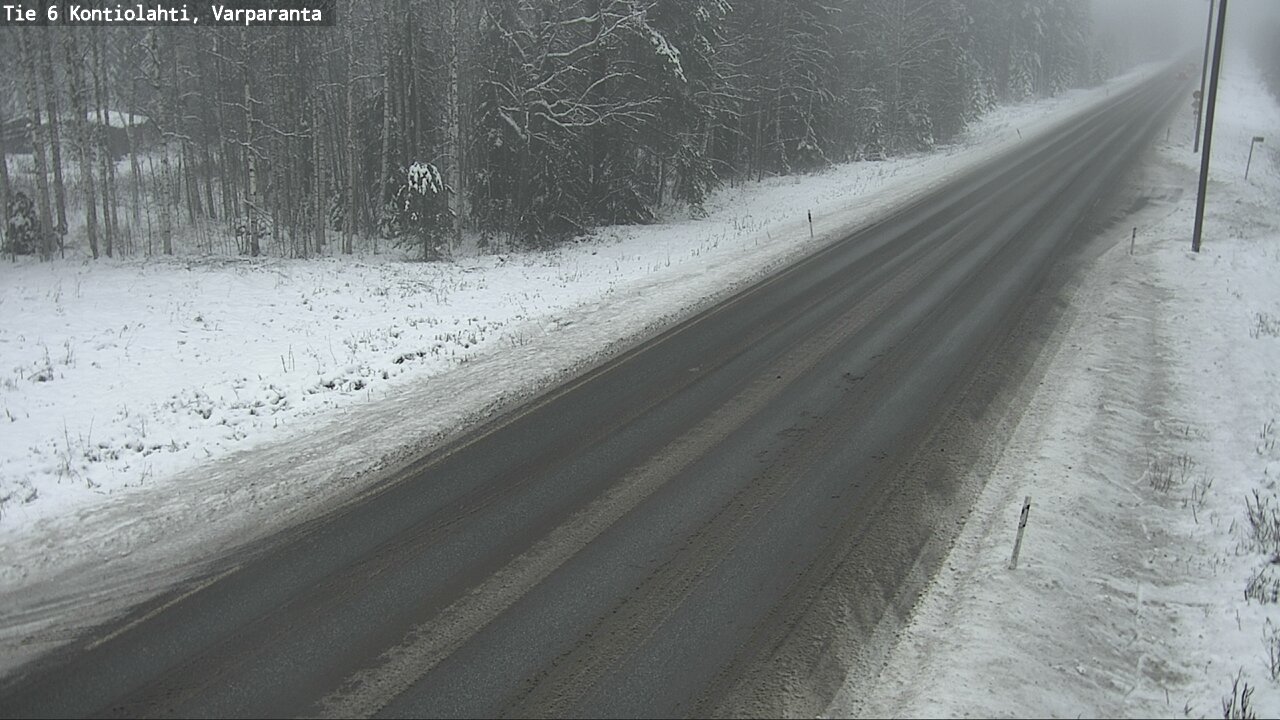 Weather Camera Image Road 6 Kontiolahti, Varparanta, Kontiolahti, Pohjois-Karjala