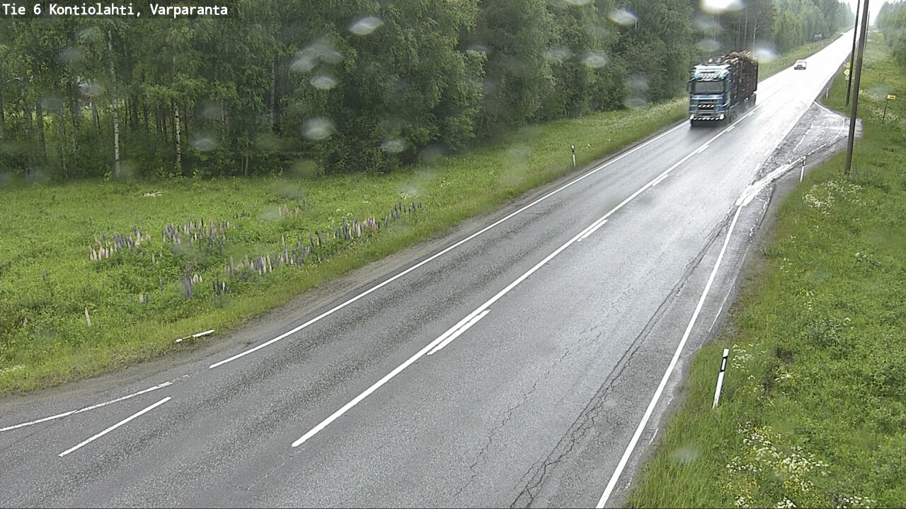 Weather Camera Image Road 6 Kontiolahti, Varparanta, Kontiolahti, Pohjois-Karjala