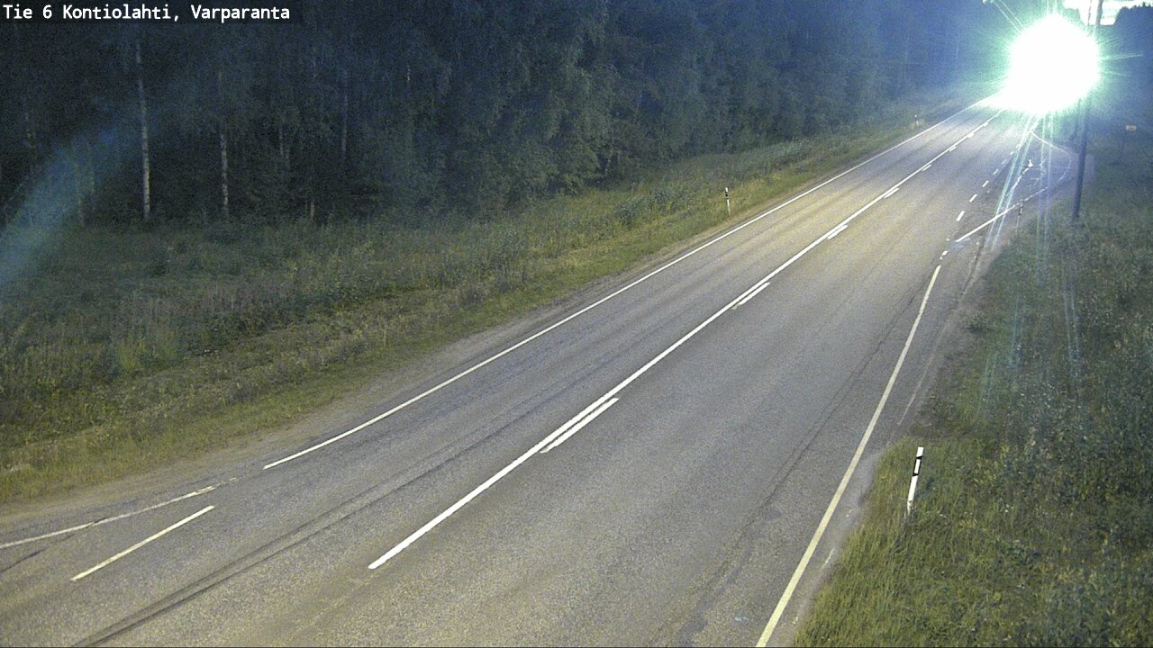 Weather Camera Image Road 6 Kontiolahti, Varparanta, Kontiolahti, Pohjois-Karjala
