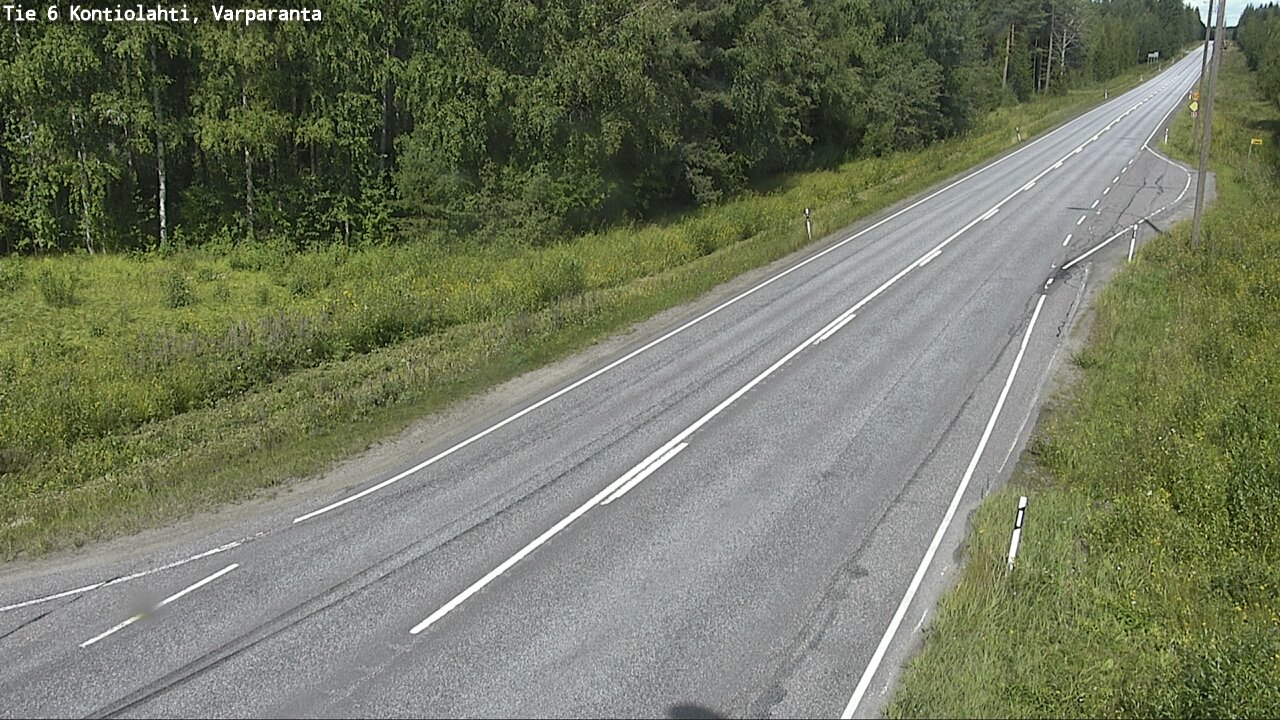 Weather Camera Image Road 6 Kontiolahti, Varparanta, Kontiolahti, Pohjois-Karjala