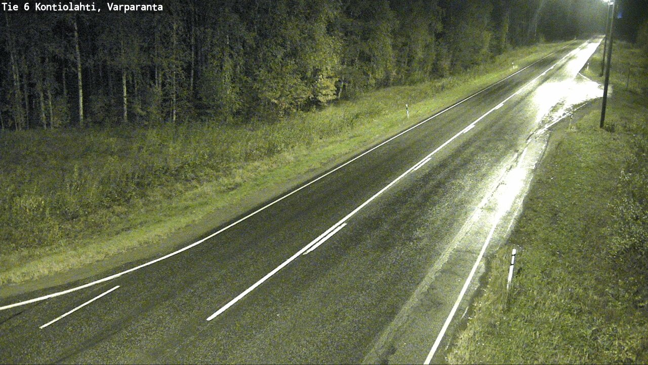 Weather Camera Image Road 6 Kontiolahti, Varparanta, Kontiolahti, Pohjois-Karjala