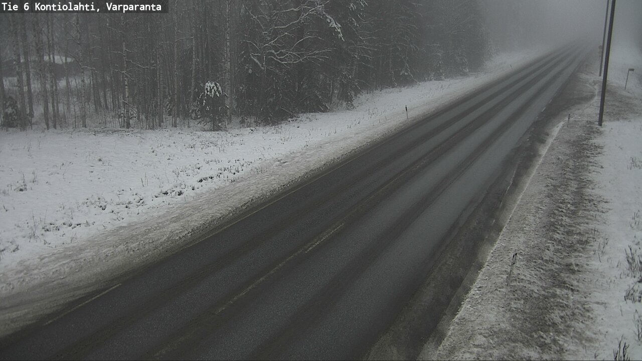 Weather Camera Image Road 6 Kontiolahti, Varparanta, Kontiolahti, Pohjois-Karjala
