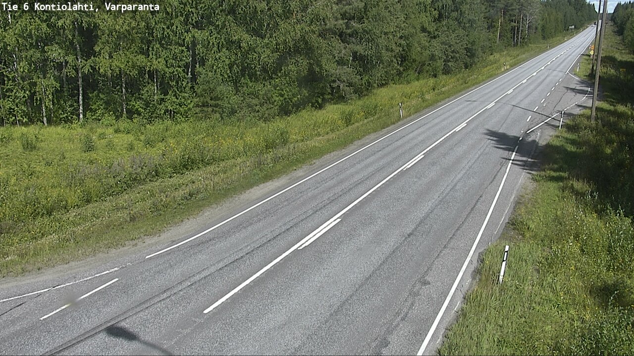 Weather Camera Image Road 6 Kontiolahti, Varparanta, Kontiolahti, Pohjois-Karjala