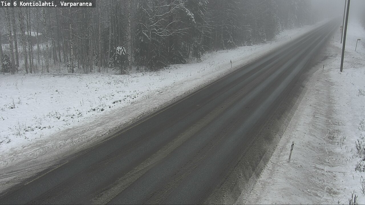 Weather Camera Image Road 6 Kontiolahti, Varparanta, Kontiolahti, Pohjois-Karjala