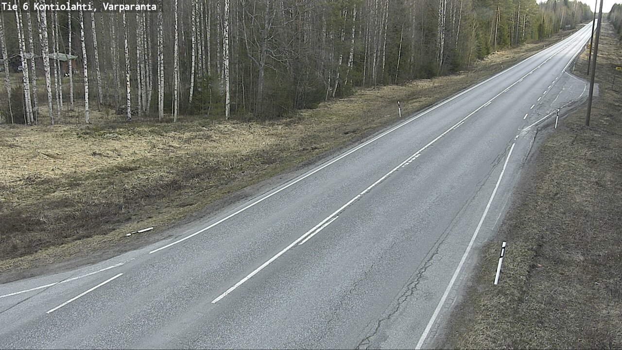 Weather Camera Image Road 6 Kontiolahti, Varparanta, Kontiolahti, Pohjois-Karjala