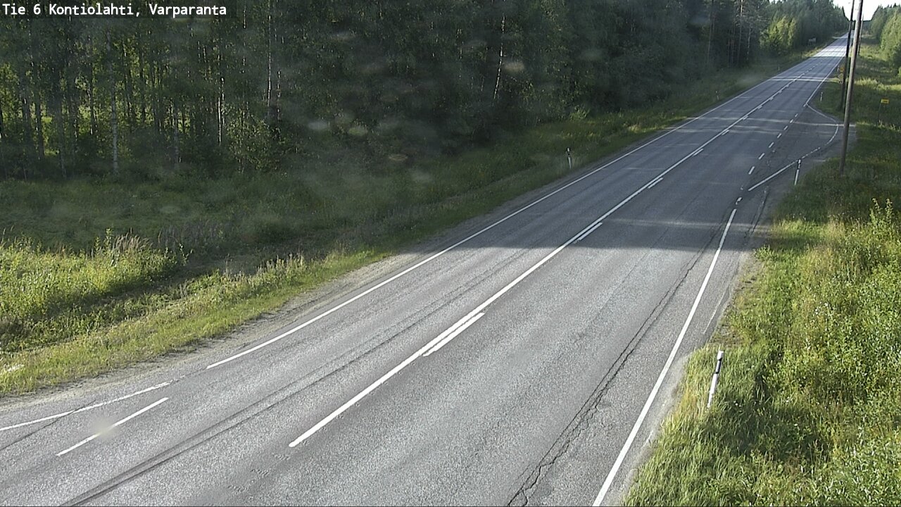 Weather Camera Image Road 6 Kontiolahti, Varparanta, Kontiolahti, Pohjois-Karjala