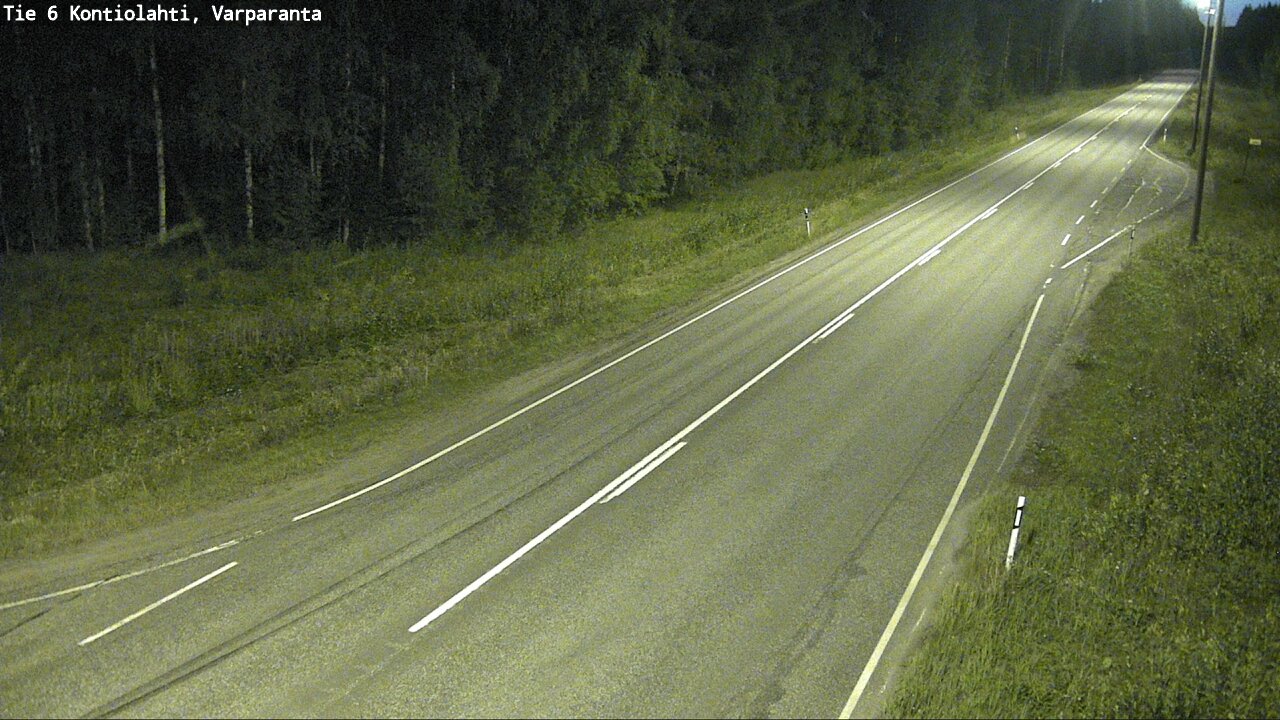 Weather Camera Image Road 6 Kontiolahti, Varparanta, Kontiolahti, Pohjois-Karjala