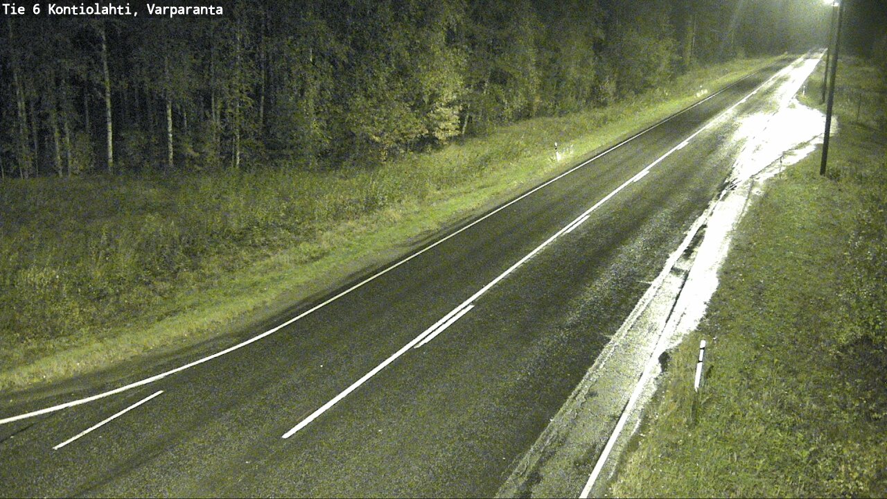 Weather Camera Image Road 6 Kontiolahti, Varparanta, Kontiolahti, Pohjois-Karjala