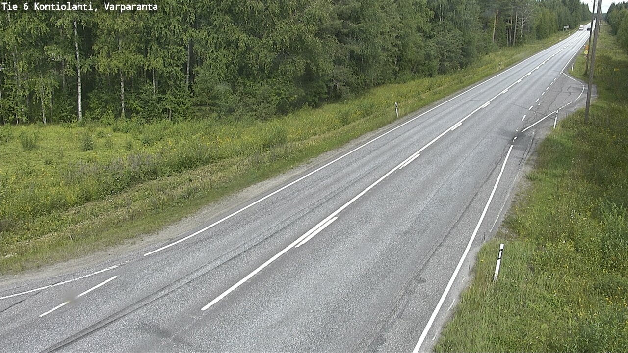 Weather Camera Image Road 6 Kontiolahti, Varparanta, Kontiolahti, Pohjois-Karjala