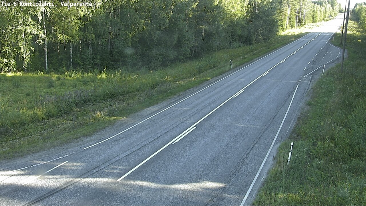 Weather Camera Image Road 6 Kontiolahti, Varparanta, Kontiolahti, Pohjois-Karjala