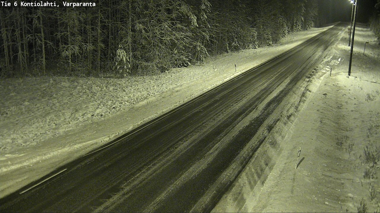Weather Camera Image Road 6 Kontiolahti, Varparanta, Kontiolahti, Pohjois-Karjala