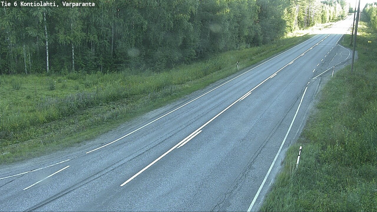 Weather Camera Image Road 6 Kontiolahti, Varparanta, Kontiolahti, Pohjois-Karjala