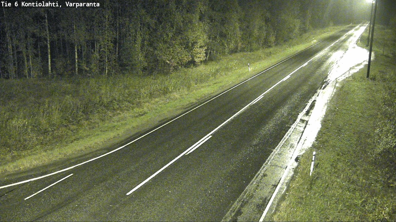 Weather Camera Image Road 6 Kontiolahti, Varparanta, Kontiolahti, Pohjois-Karjala