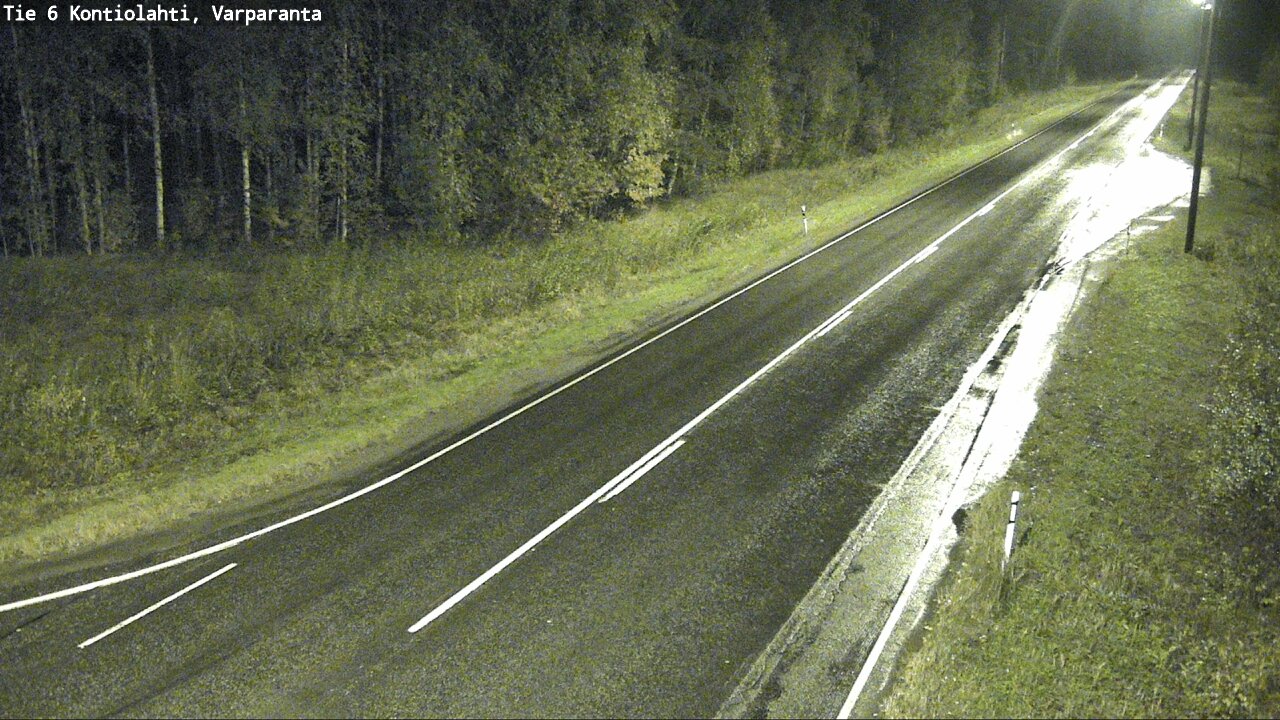 Weather Camera Image Road 6 Kontiolahti, Varparanta, Kontiolahti, Pohjois-Karjala