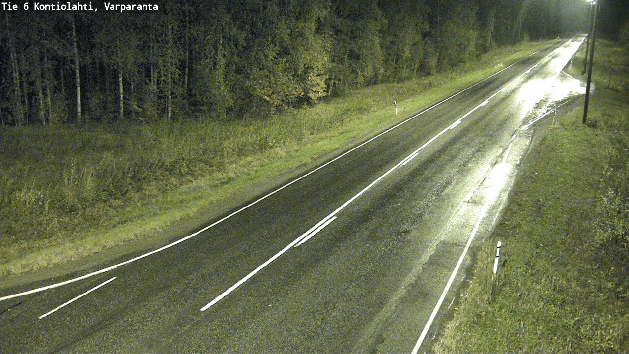 Weather Camera Image Road 6 Kontiolahti, Varparanta, Kontiolahti, Pohjois-Karjala