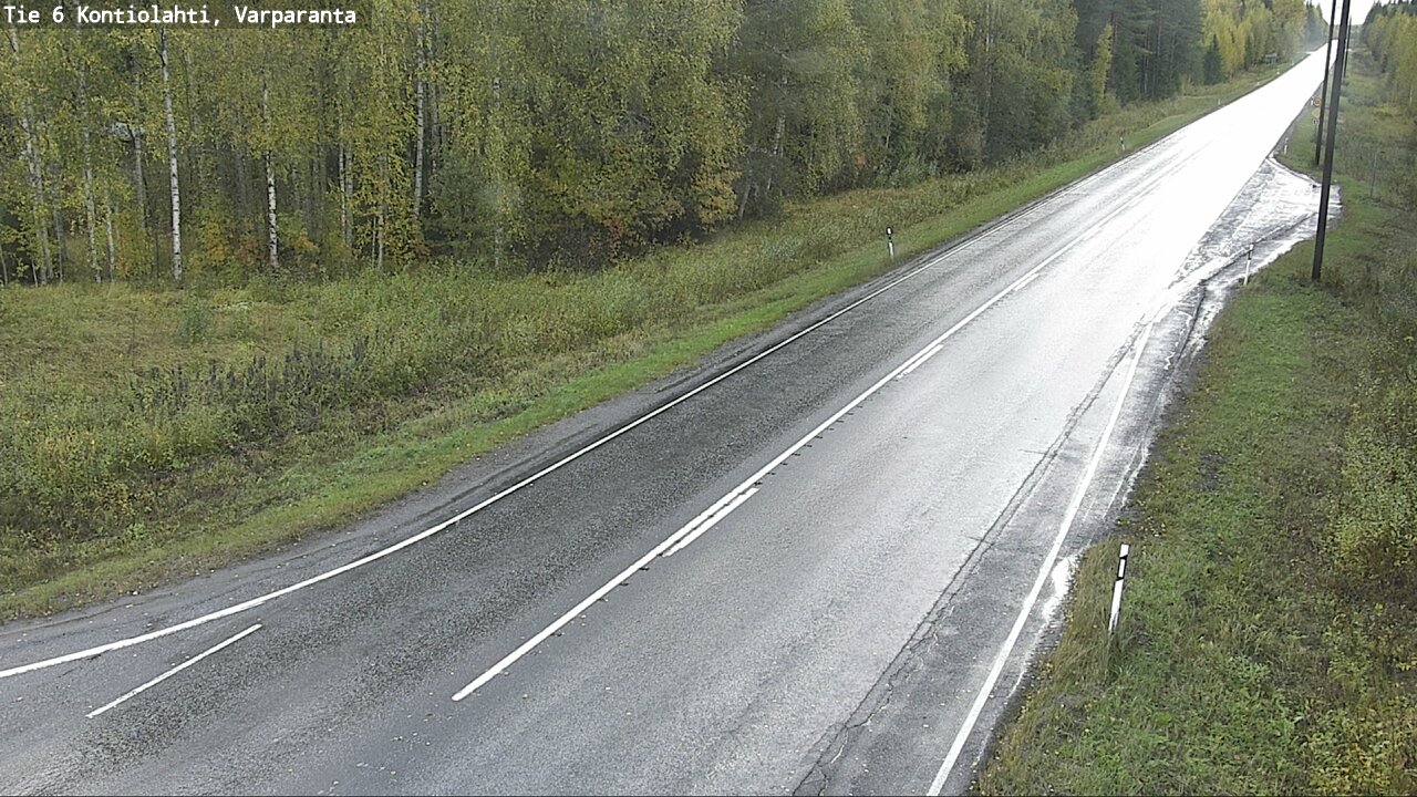Weather Camera Image Road 6 Kontiolahti, Varparanta, Kontiolahti, Pohjois-Karjala