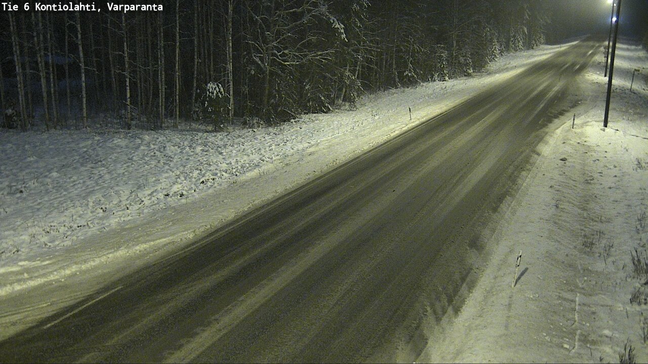 Weather Camera Image Road 6 Kontiolahti, Varparanta, Kontiolahti, Pohjois-Karjala