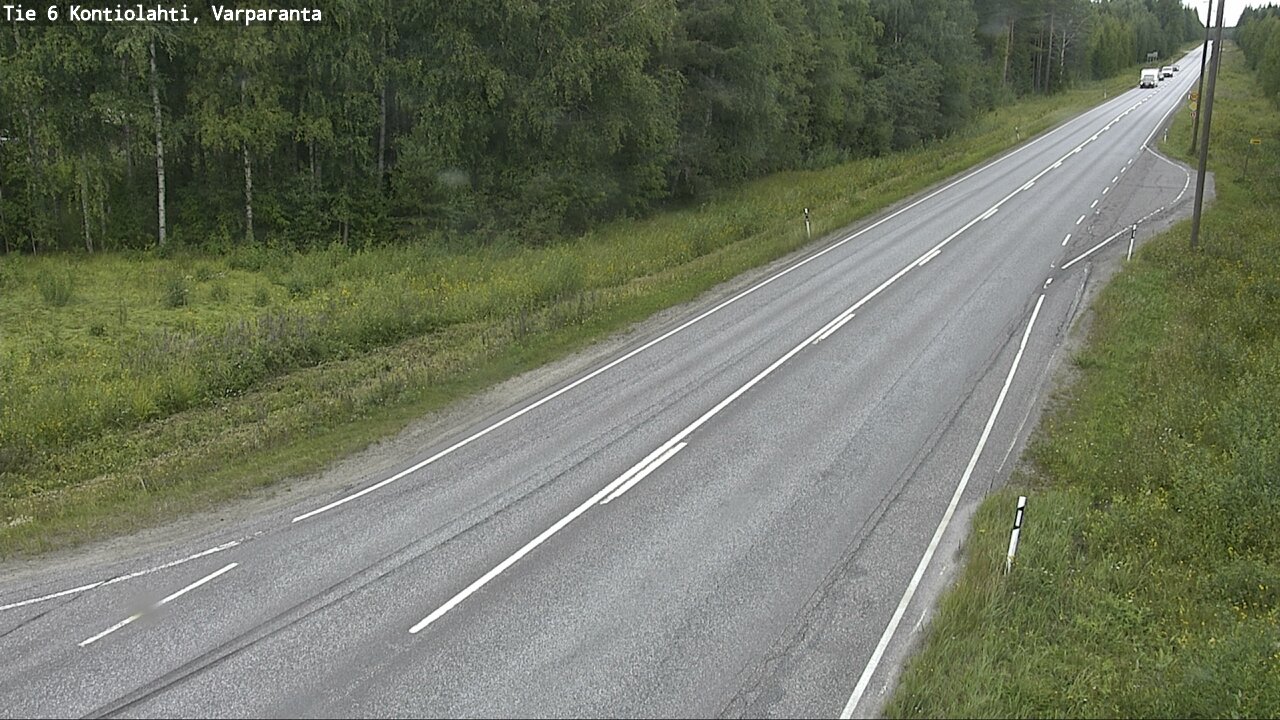 Weather Camera Image Road 6 Kontiolahti, Varparanta, Kontiolahti, Pohjois-Karjala