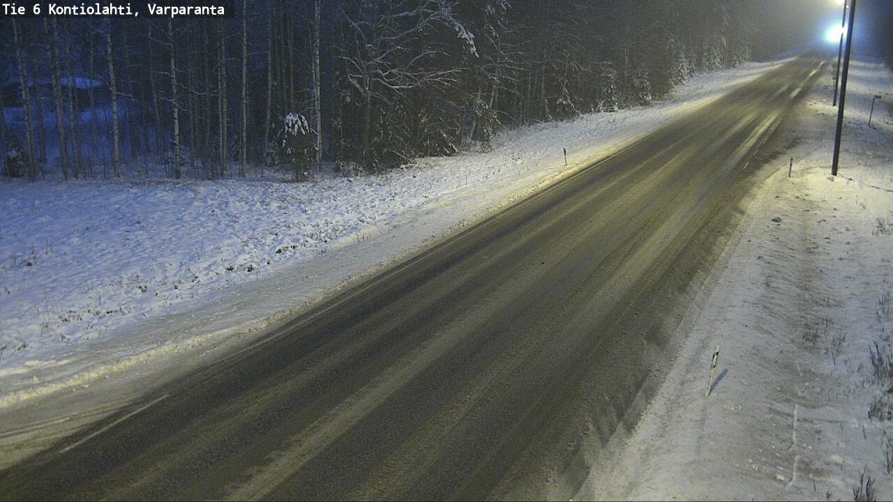Weather Camera Image Road 6 Kontiolahti, Varparanta, Kontiolahti, Pohjois-Karjala