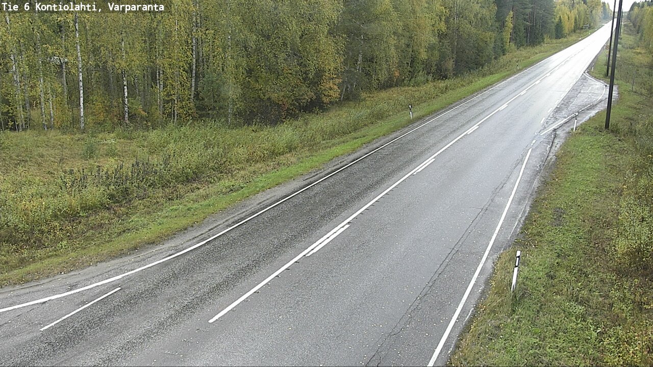 Weather Camera Image Road 6 Kontiolahti, Varparanta, Kontiolahti, Pohjois-Karjala