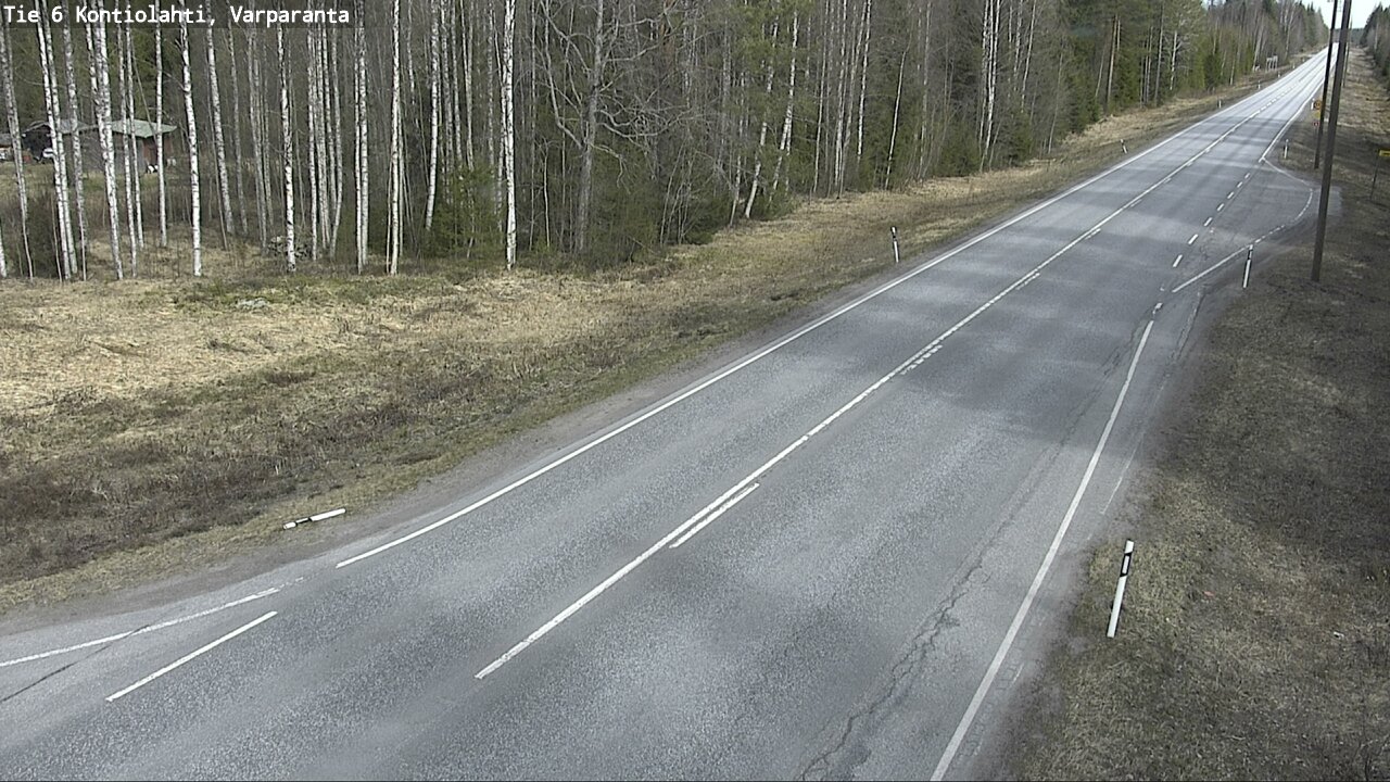 Weather Camera Image Road 6 Kontiolahti, Varparanta, Kontiolahti, Pohjois-Karjala