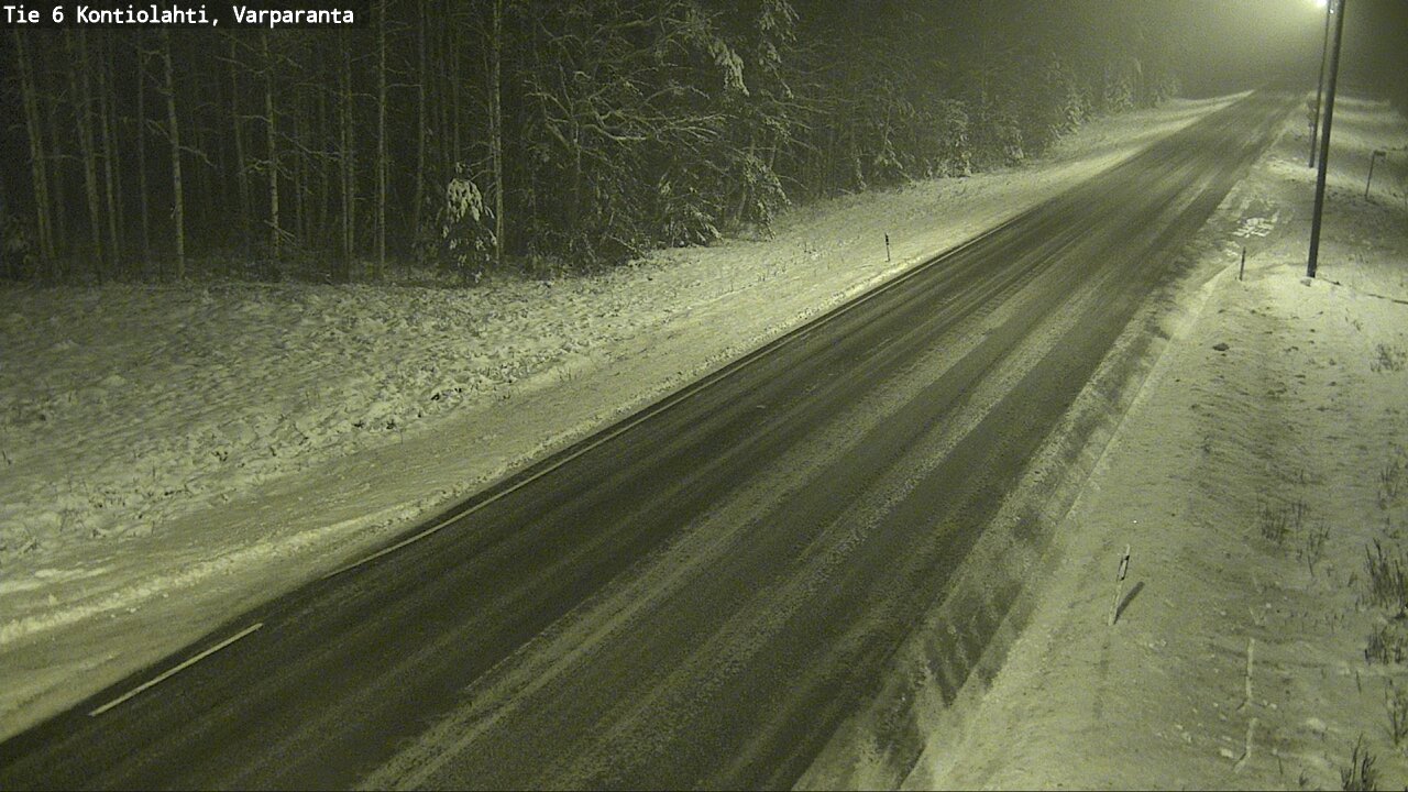 Weather Camera Image Road 6 Kontiolahti, Varparanta, Kontiolahti, Pohjois-Karjala