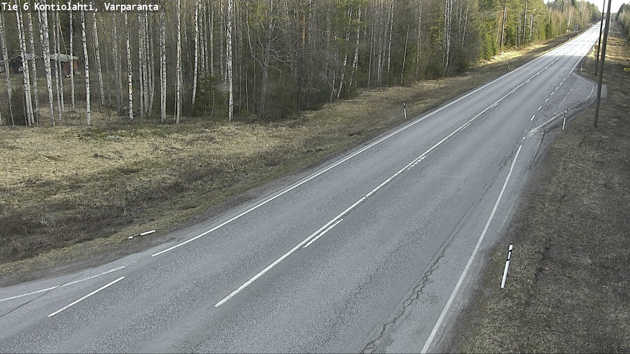 Weather Camera Image Road 6 Kontiolahti, Varparanta, Kontiolahti, Pohjois-Karjala