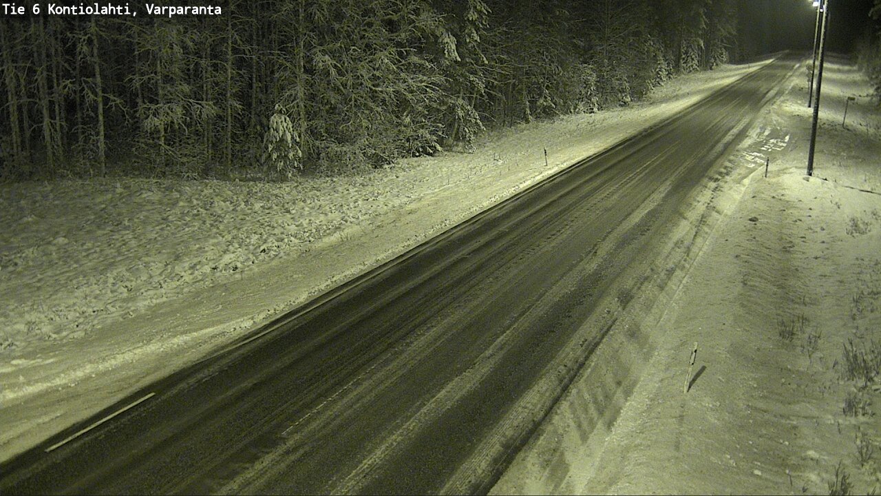 Weather Camera Image Road 6 Kontiolahti, Varparanta, Kontiolahti, Pohjois-Karjala