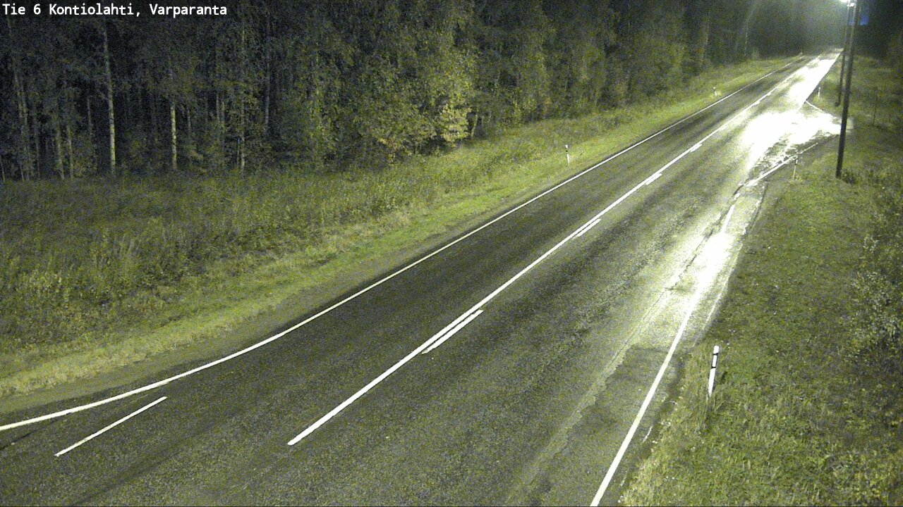 Weather Camera Image Road 6 Kontiolahti, Varparanta, Kontiolahti, Pohjois-Karjala
