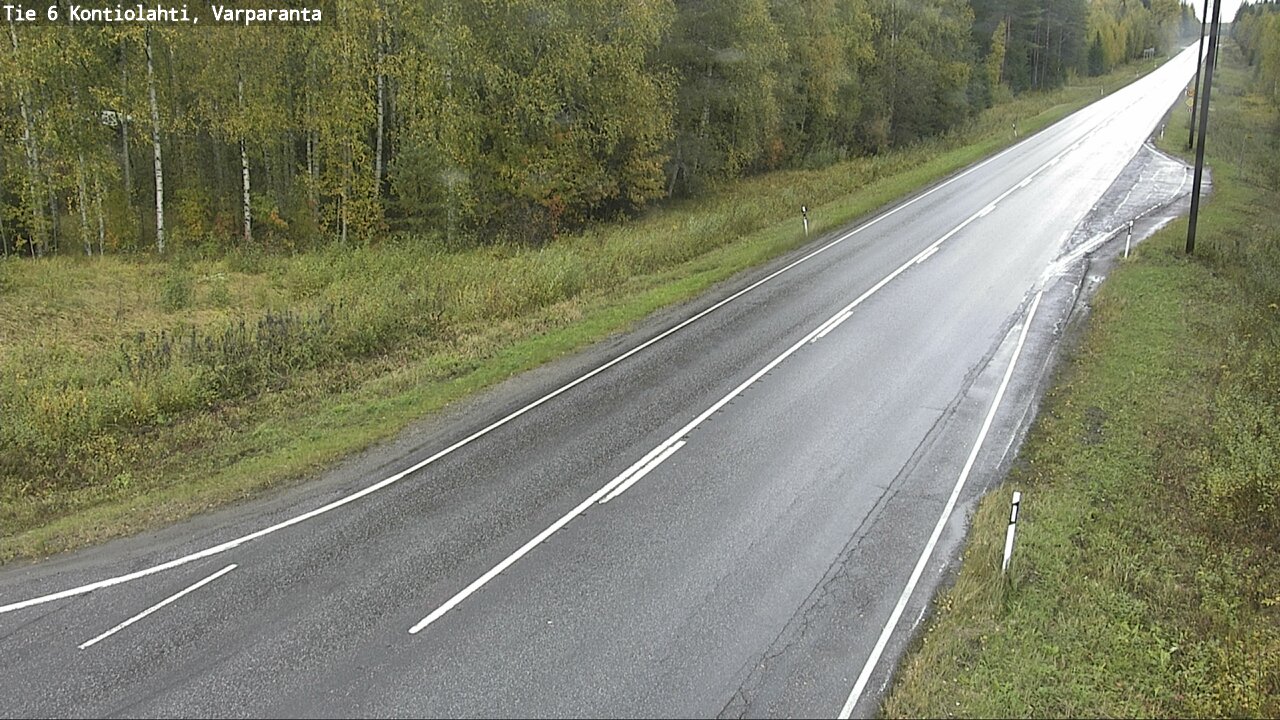 Weather Camera Image Road 6 Kontiolahti, Varparanta, Kontiolahti, Pohjois-Karjala