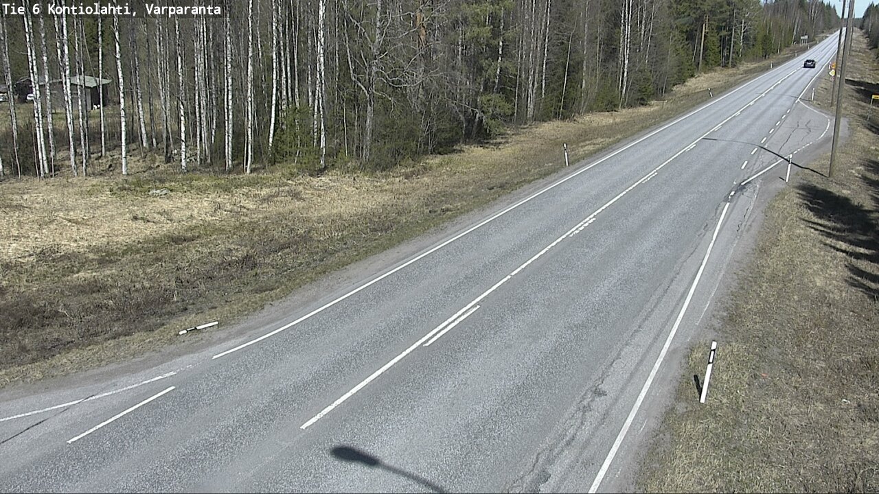 Weather Camera Image Road 6 Kontiolahti, Varparanta, Kontiolahti, Pohjois-Karjala