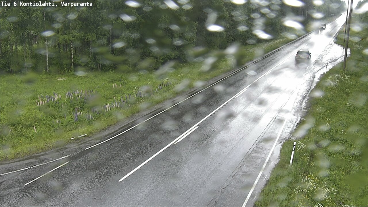Weather Camera Image Road 6 Kontiolahti, Varparanta, Kontiolahti, Pohjois-Karjala