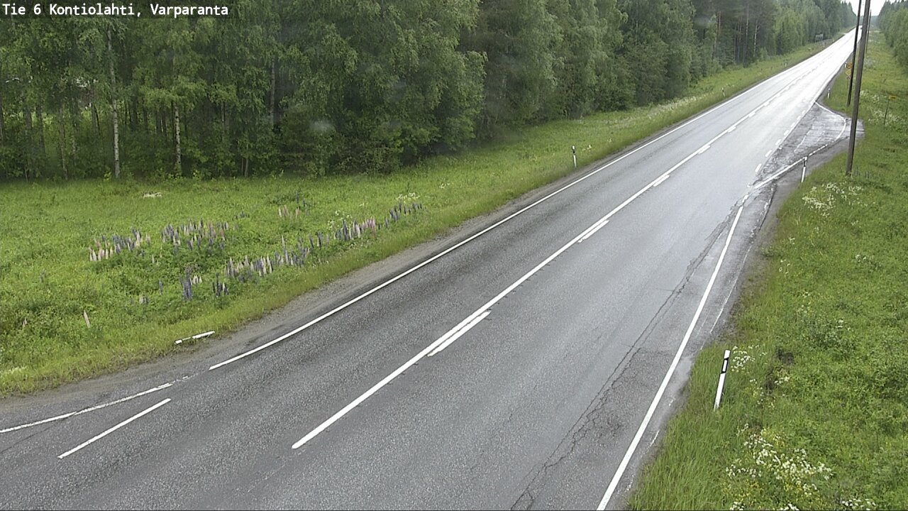 Weather Camera Image Road 6 Kontiolahti, Varparanta, Kontiolahti, Pohjois-Karjala