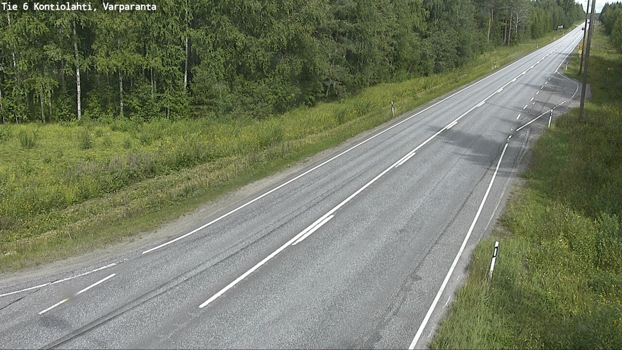 Weather Camera Image Road 6 Kontiolahti, Varparanta, Kontiolahti, Pohjois-Karjala