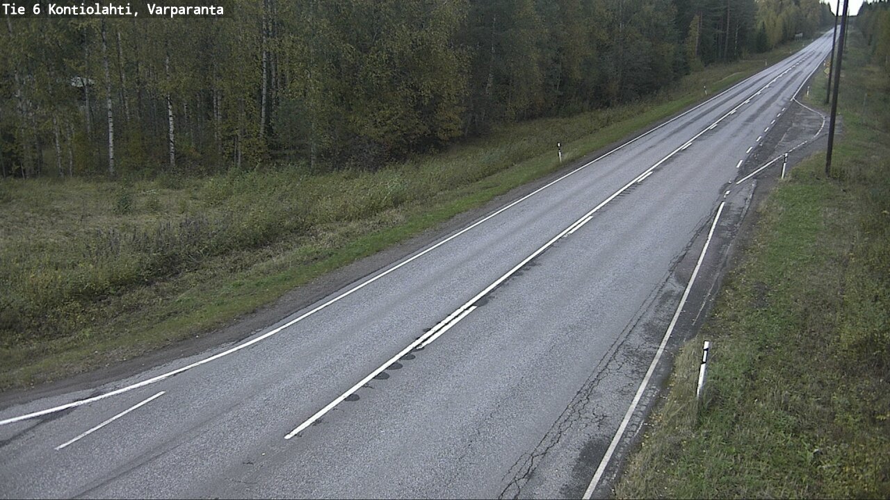 Weather Camera Image Road 6 Kontiolahti, Varparanta, Kontiolahti, Pohjois-Karjala