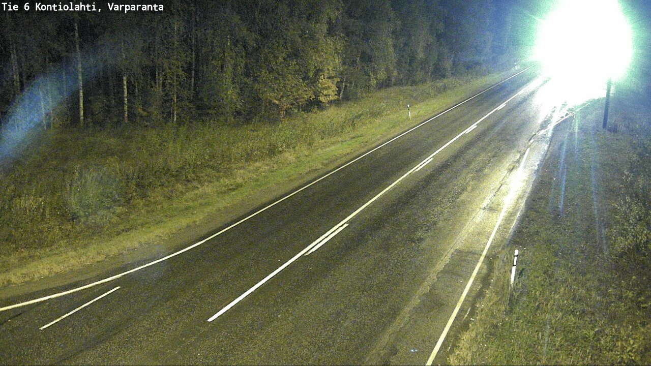 Weather Camera Image Road 6 Kontiolahti, Varparanta, Kontiolahti, Pohjois-Karjala