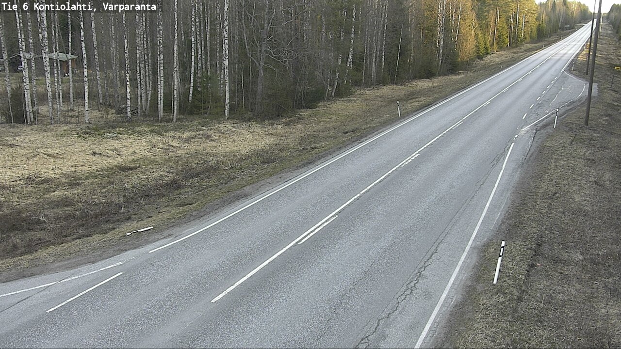 Weather Camera Image Road 6 Kontiolahti, Varparanta, Kontiolahti, Pohjois-Karjala