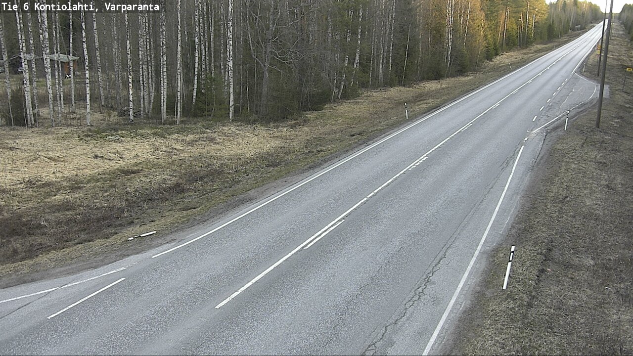 Weather Camera Image Road 6 Kontiolahti, Varparanta, Kontiolahti, Pohjois-Karjala