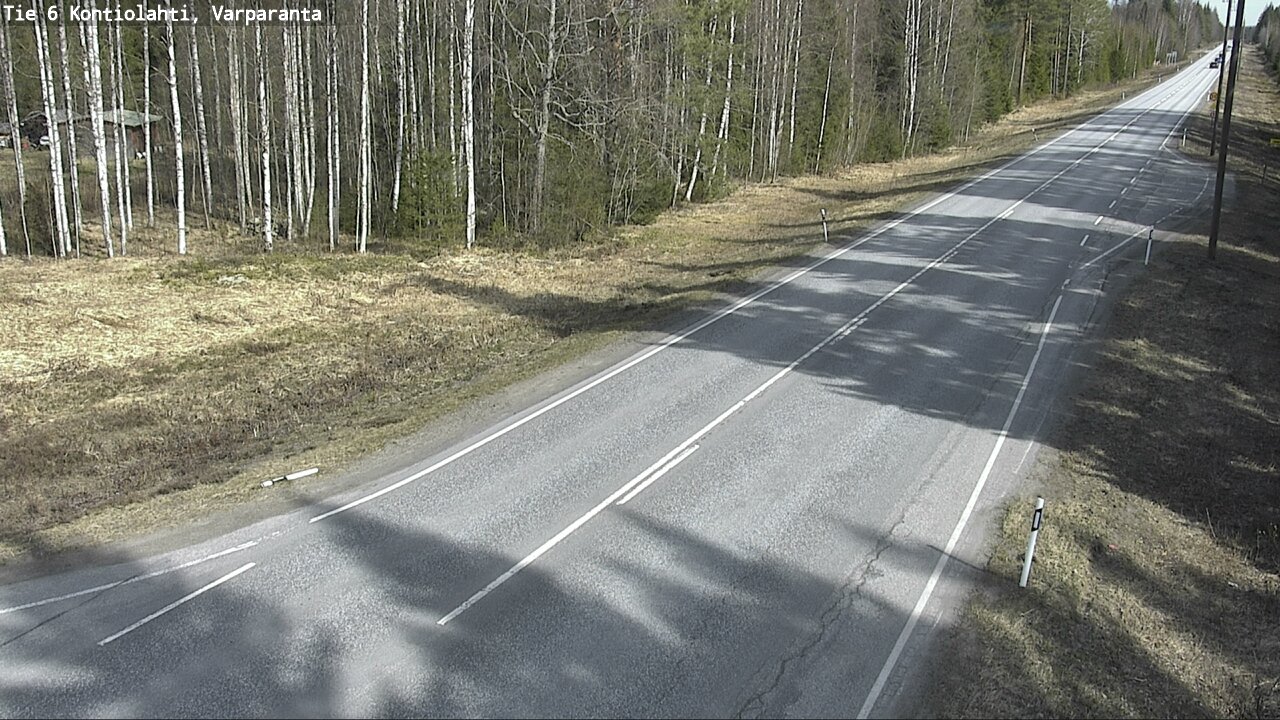 Weather Camera Image Road 6 Kontiolahti, Varparanta, Kontiolahti, Pohjois-Karjala