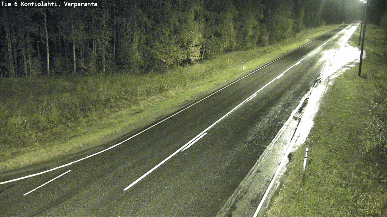 Weather Camera Image Road 6 Kontiolahti, Varparanta, Kontiolahti, Pohjois-Karjala