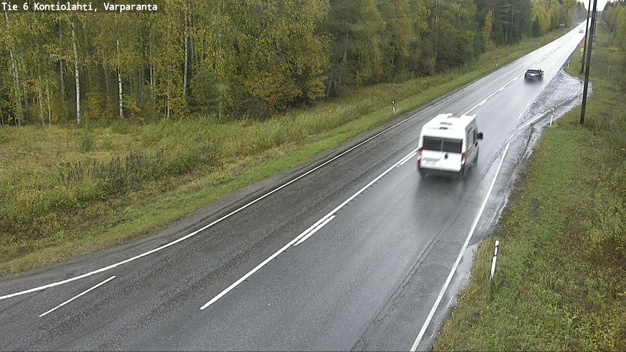 Weather Camera Image Road 6 Kontiolahti, Varparanta, Kontiolahti, Pohjois-Karjala