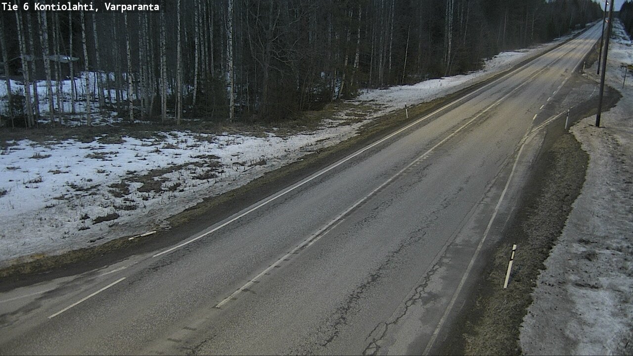 Kelikamerat Kuva Tie 6 Kontiolahti, Varpara, Kontiolahti, Pohjois-Karjala