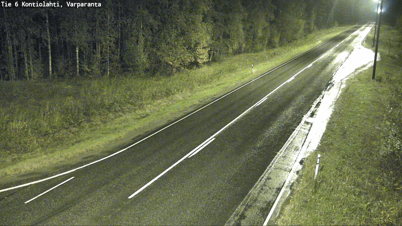 Weather Camera Image Road 6 Kontiolahti, Varparanta, Kontiolahti, Pohjois-Karjala