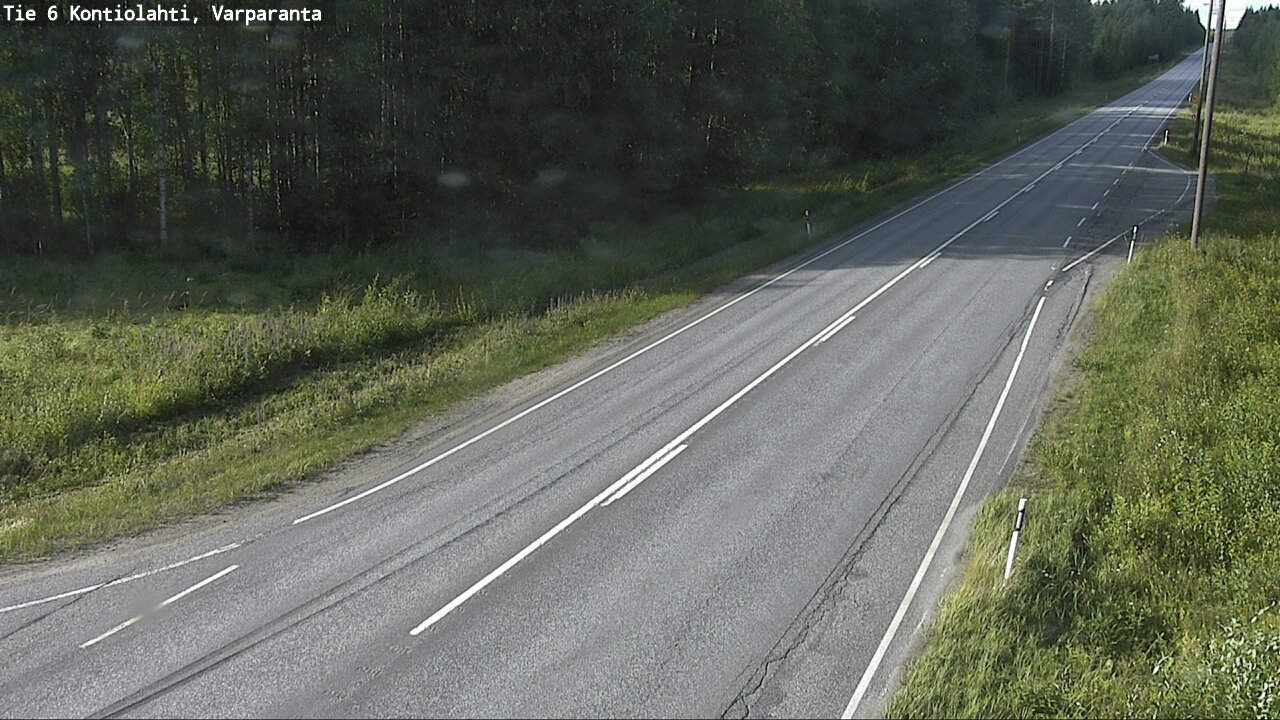 Weather Camera Image Road 6 Kontiolahti, Varparanta, Kontiolahti, Pohjois-Karjala