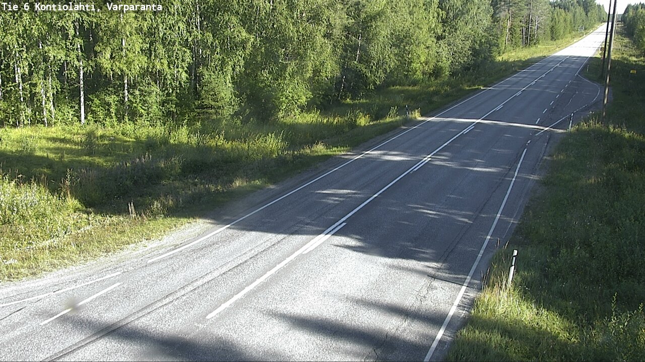 Weather Camera Image Road 6 Kontiolahti, Varparanta, Kontiolahti, Pohjois-Karjala
