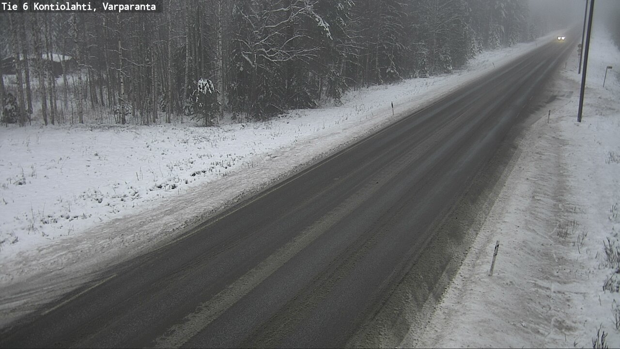 Weather Camera Image Road 6 Kontiolahti, Varparanta, Kontiolahti, Pohjois-Karjala