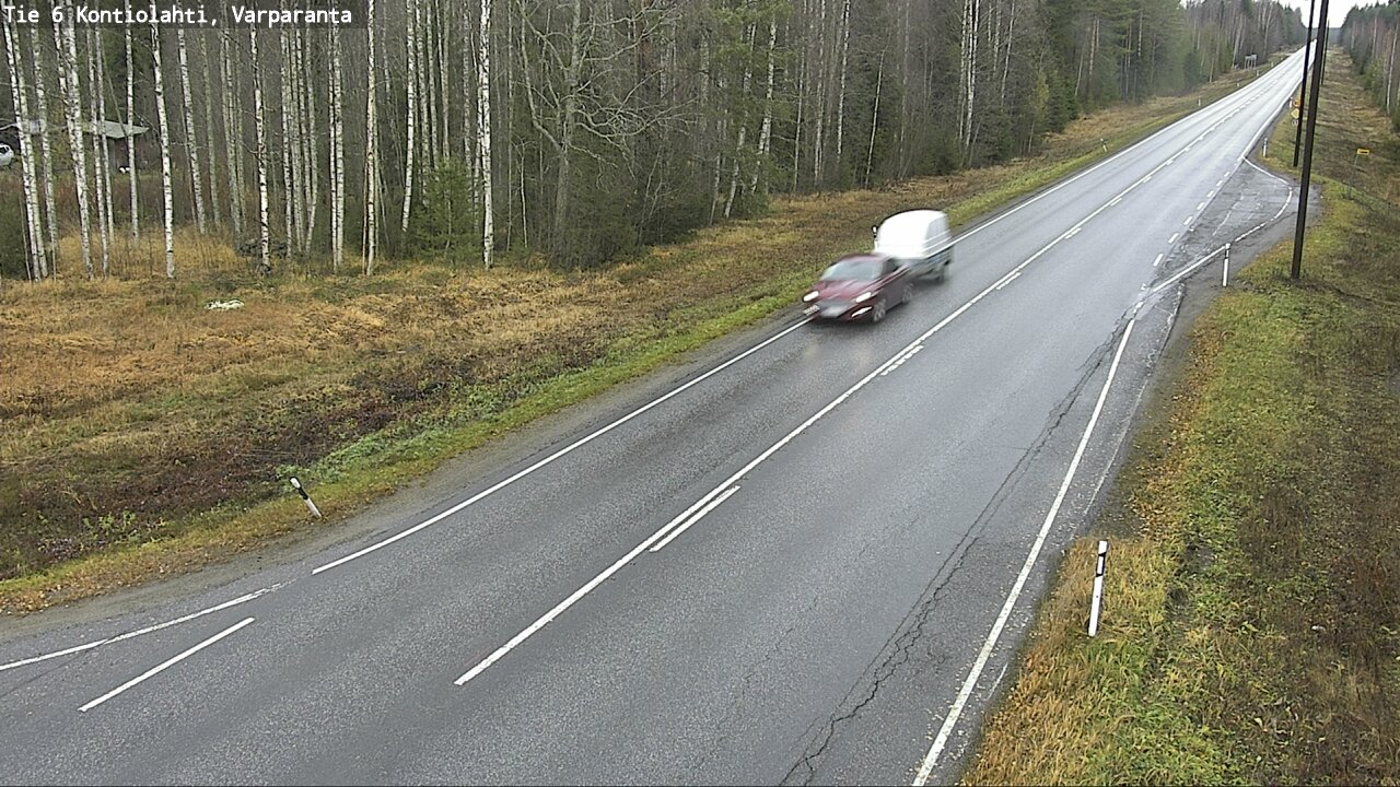 Kelikamerat Kuva Tie 6 Kontiolahti, Varpara, Kontiolahti, Pohjois-Karjala