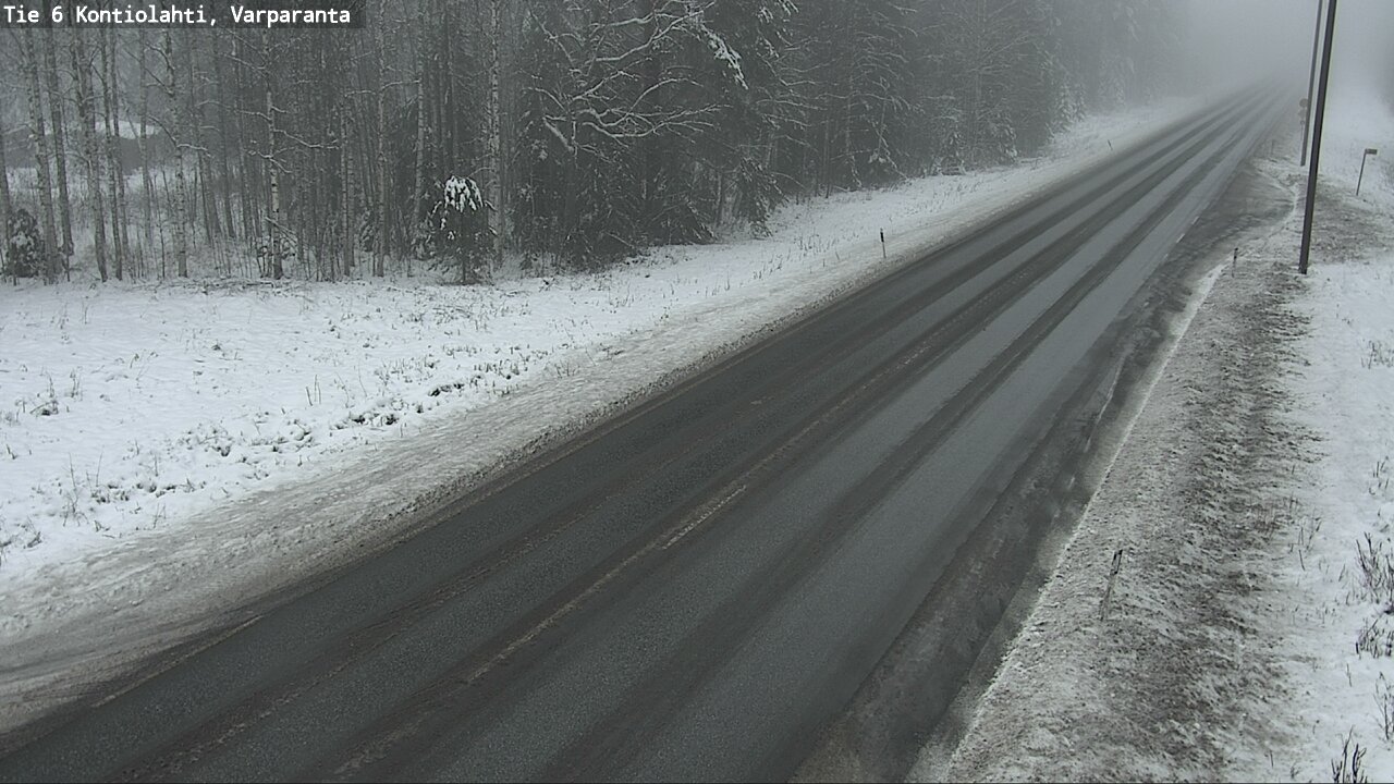 Weather Camera Image Road 6 Kontiolahti, Varparanta, Kontiolahti, Pohjois-Karjala