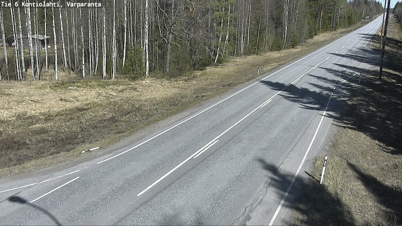 Weather Camera Image Road 6 Kontiolahti, Varparanta, Kontiolahti, Pohjois-Karjala